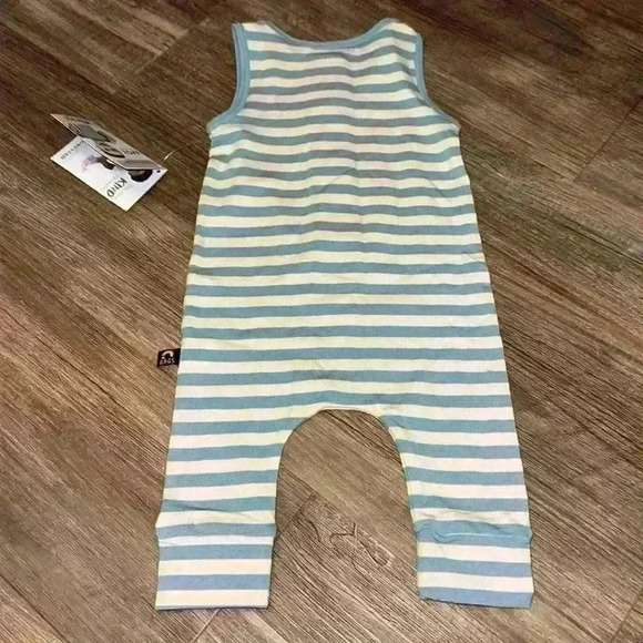 New Rags to Raches Striped Romper 3-6 months - Picture 4 of 4